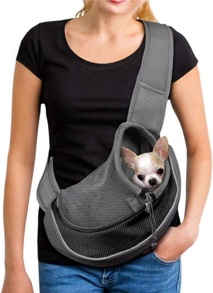 Borsa Trasportino per Cani e Gatti – Tracolla Portatile per Cani e Gatti, Ideale per l’Esterno
