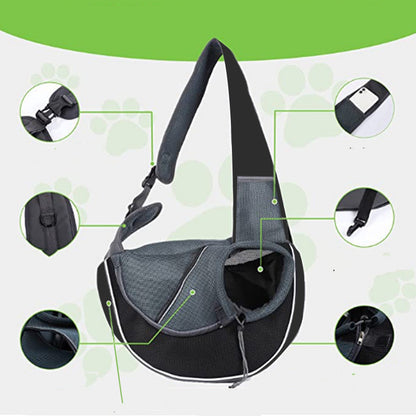Borsa Trasportino per Cani e Gatti – Tracolla Portatile per Cani e Gatti, Ideale per l’Esterno